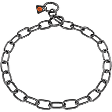 Herm Sprenger - Short Link Fur Saver Collar - Black Stainless Steel