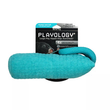 Playology Barrel Tug Dog Toy – Peanut Butter Scented | Durable Plush with Rope Handle - Bark & Beyond