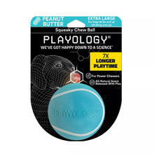 Playology Jumbo Squeaky Chew Ball – Peanut Butter Scented (For Dogs 50 lbs and Up) - Bark & Beyond