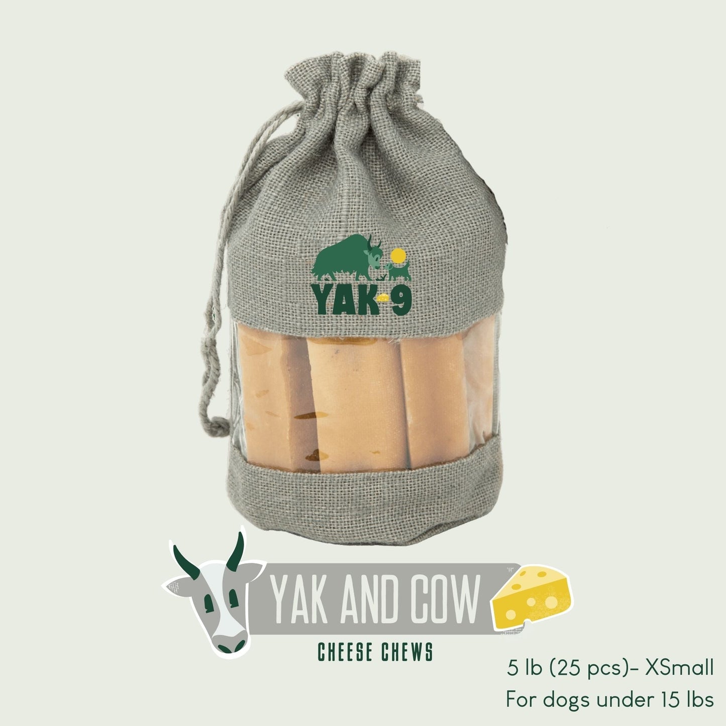 Yak and Cow Cheese Chews for Dogs