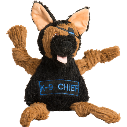 HuggleCause™, Project K-9 Hero, K-9 Chief Knottie® Plush Dog Toy, Large