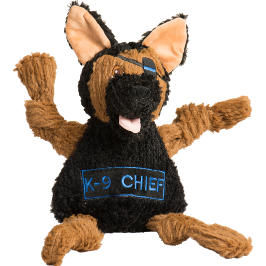 HuggleCause™, Project K-9 Hero, K-9 Chief Knottie® Plush Dog Toy, Large