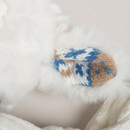 Leo Lamb Plush Dog Toy Knottie®