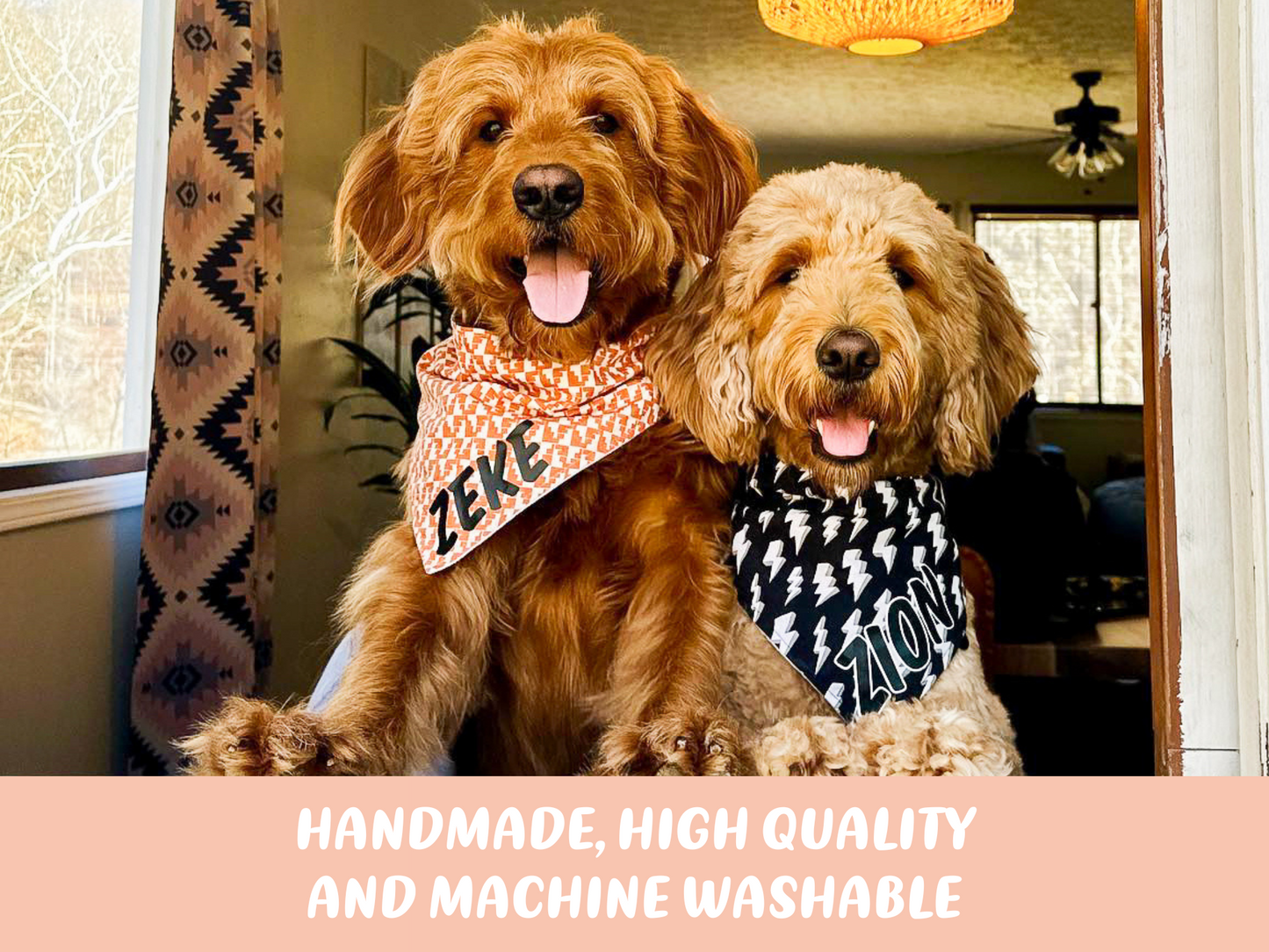 "Solid Color" Dog Bandana