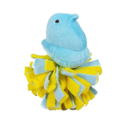 Peeps Fleece Bottom Plush Chick Squeaky Pet Toy - Assorted Colors