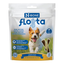 N-Bone Dog Flossta Dental Chews Chicken 15 Pack 12oz. - Bark & Beyond