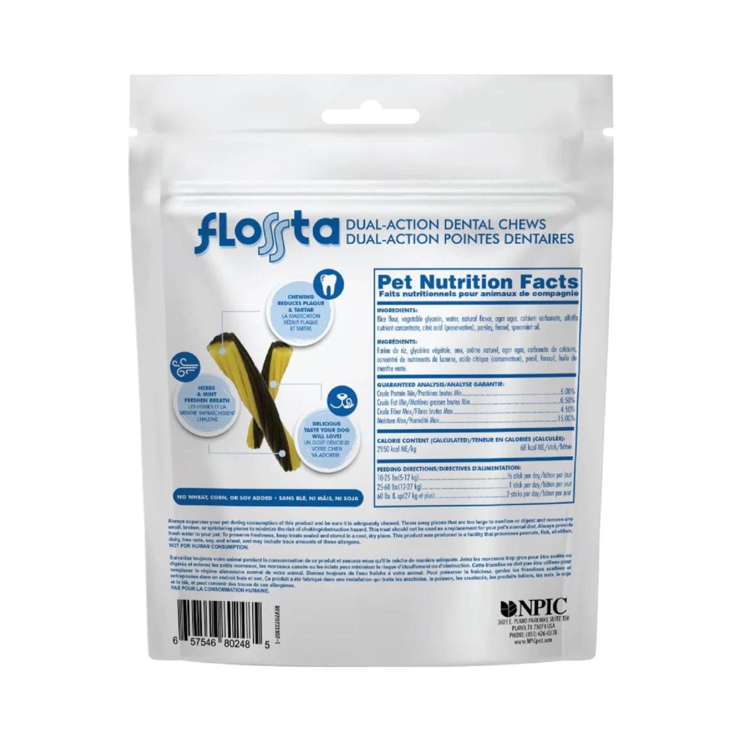 N-Bone Dog Flossta Dental Chews Mint 15 Pack 12oz. - Bark & Beyond