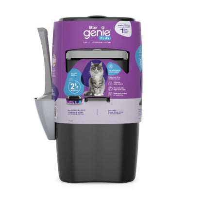 Litter Genie Plus Cat Litter Disposable System Black 1ea/Plus - Bark & Beyond