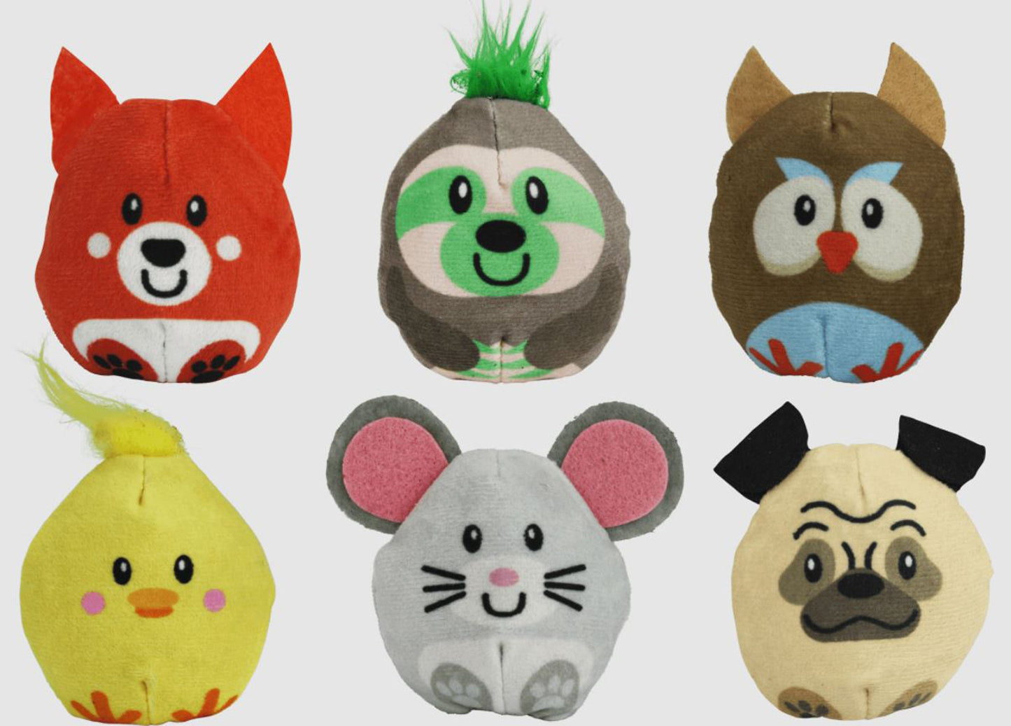 Multipet Catnip Buddies Cat Toy Assortment 2 Inches - Bark & Beyond