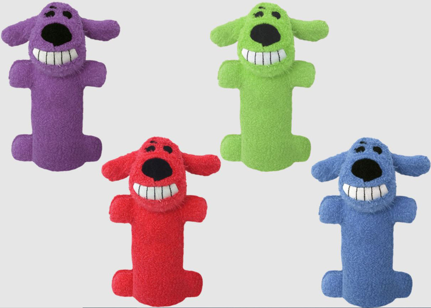 Multipet Loofa Dog Toy Assorted 1ea/Mini, 6 in