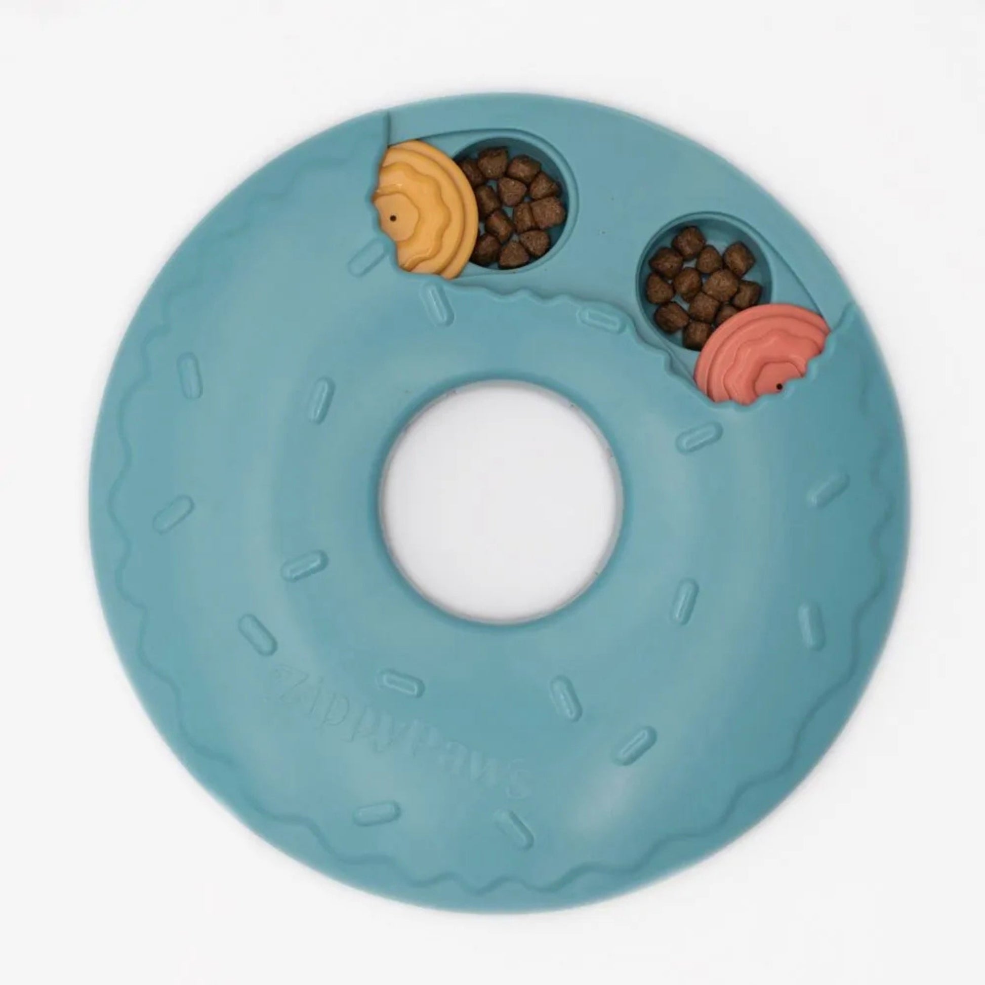 Zippypaws Smartypaws Puzzler Donut Slider Blue Zippyclaws