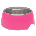 Loving Pets Retro Bowl Hot Pink 1ea/XS Loving Pets