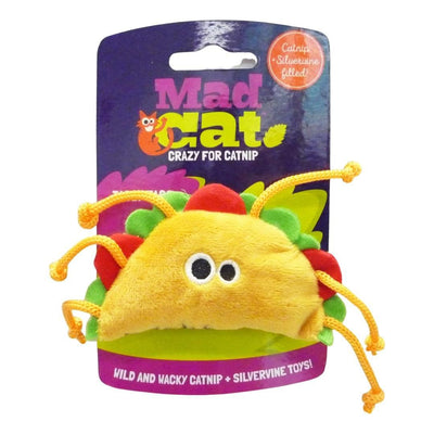 Mad Cat Tabby Taco Cat Toy 1ea-SM