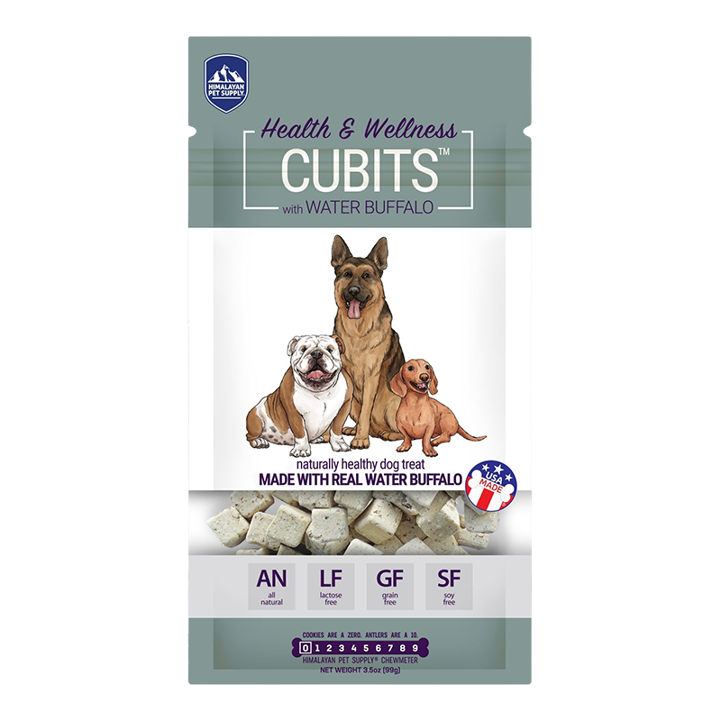 Himalayan Dog Chew Dog Cubits With Water Buffalo 3.5oz. Himalayan Pet Supply