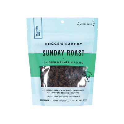 Bocces Bakery Dog Training Sunday Roast 6oz. Bocces Bakery