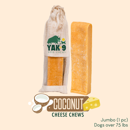 Coconut Cheese Chews for Dogs