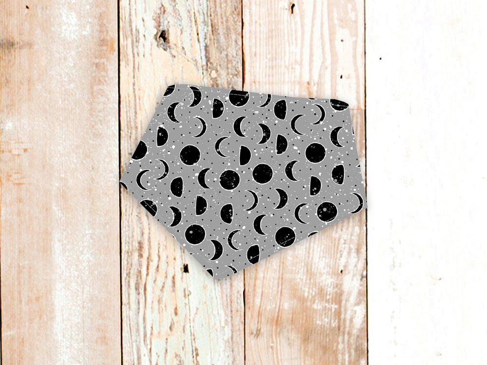 "Lunar Grey" Dog Bandana