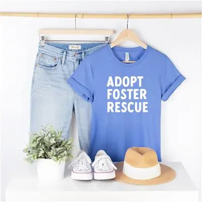 ADOPT FOSTER RESCUE T-Shirt Hunter K9