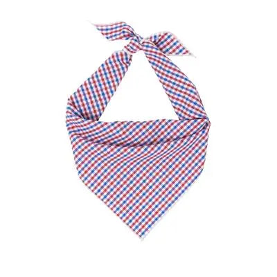 American Flag Dog Bandana | Patriotic bandana | 4th of July | Plaid Hunter K9