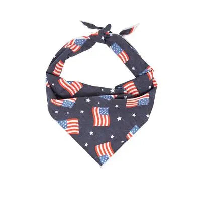 American Flag Patriotic Dog Bandana.