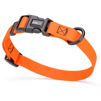 Pebble Emboss Biothane Dog Collar with Quick Release Buckle