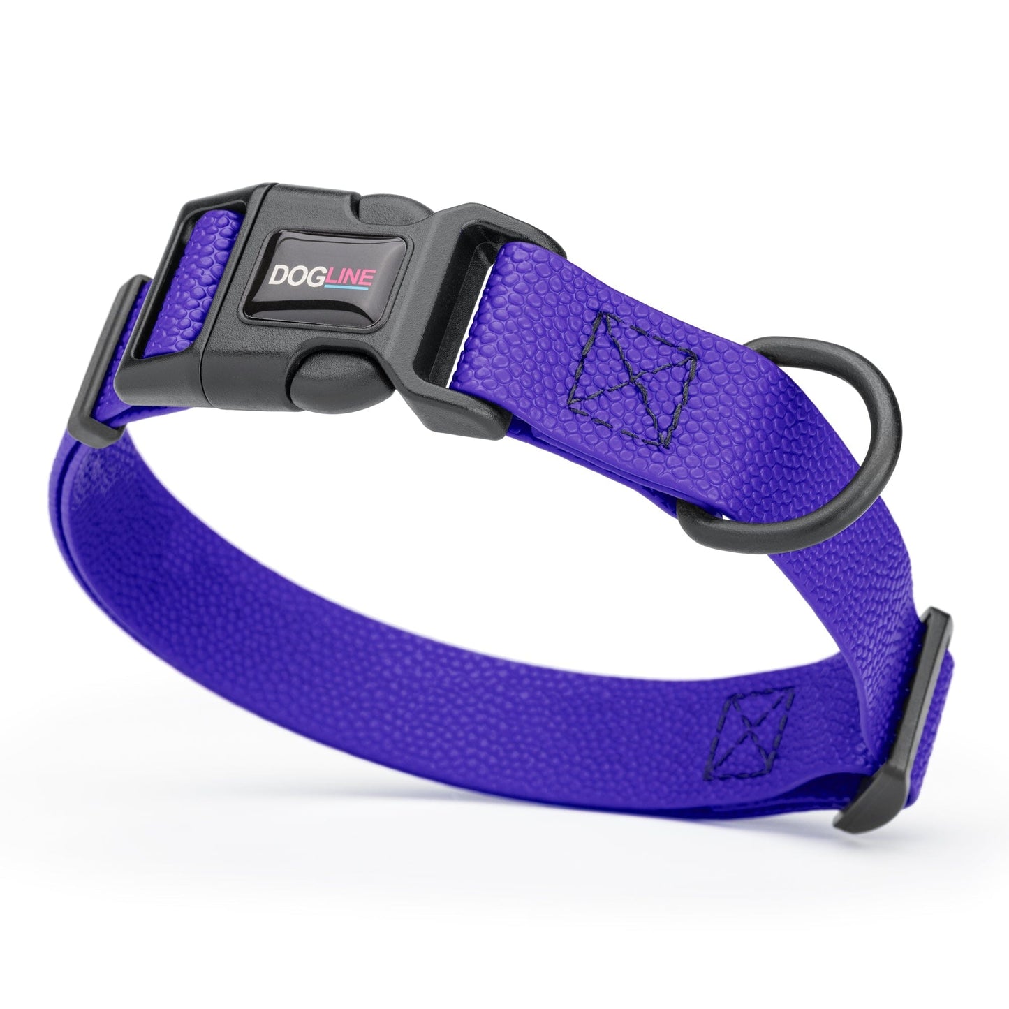 Pebble Emboss Biothane Dog Collar with Quick Release Buckle