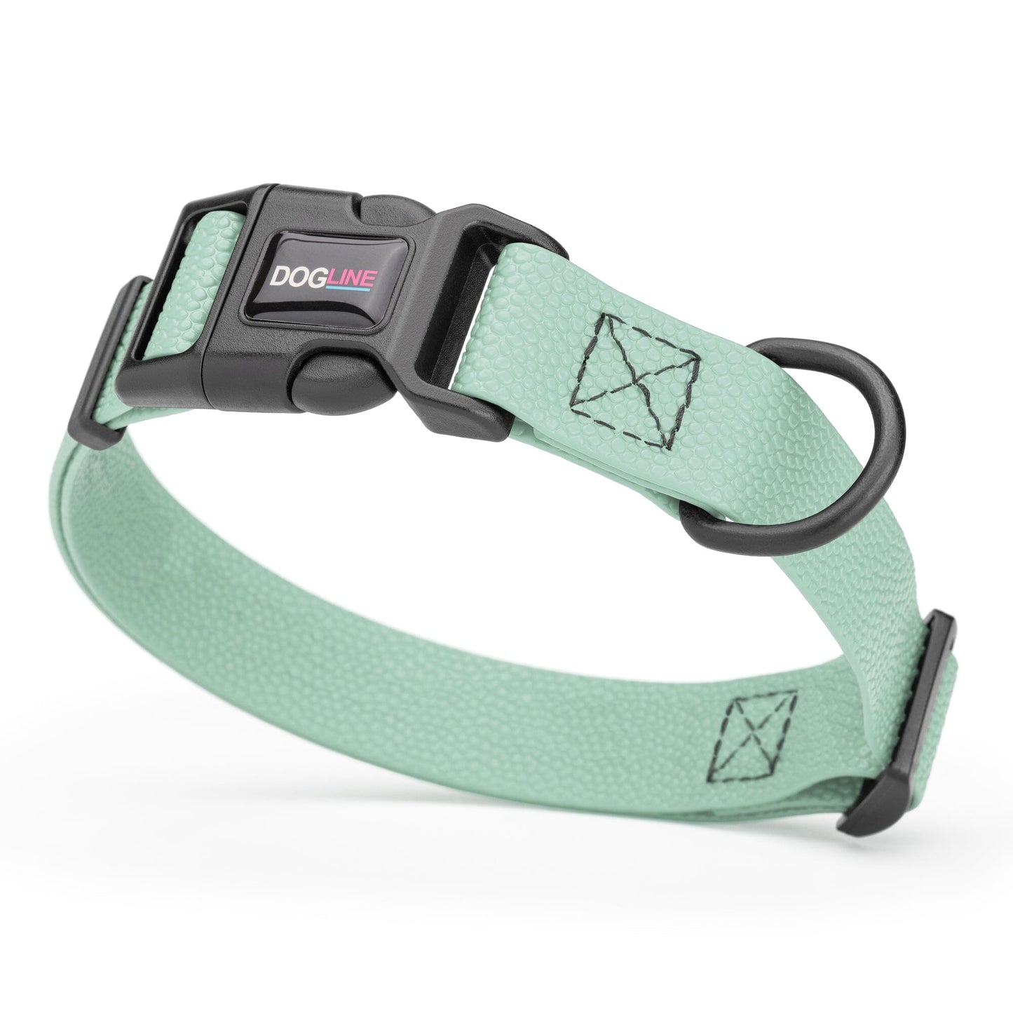 Pebble Emboss Biothane Dog Collar with Quick Release Buckle