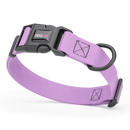Pebble Emboss Biothane Dog Collar with Quick Release Buckle