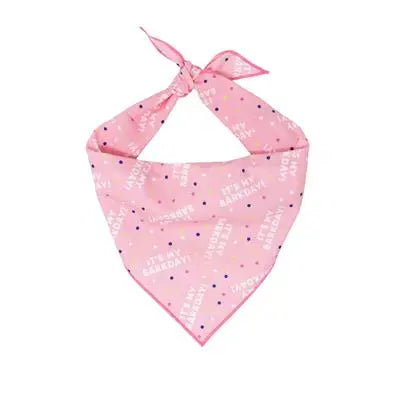 Barkday Bandana | Birthday Dog Bandana | Pink Bandana Hunter K9