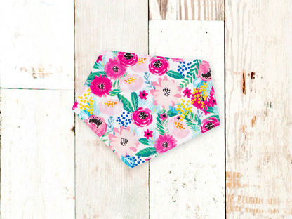 "Berry Floral" Dog Bandana