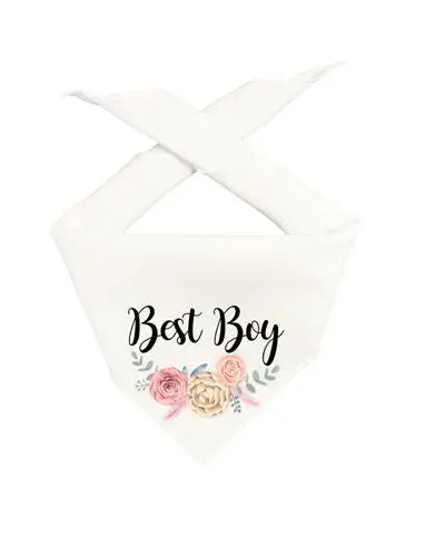 Best Boy Wedding Dog Bandana Hunter K9