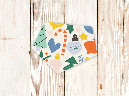 "Big Jolly Icons" Dog Bandana