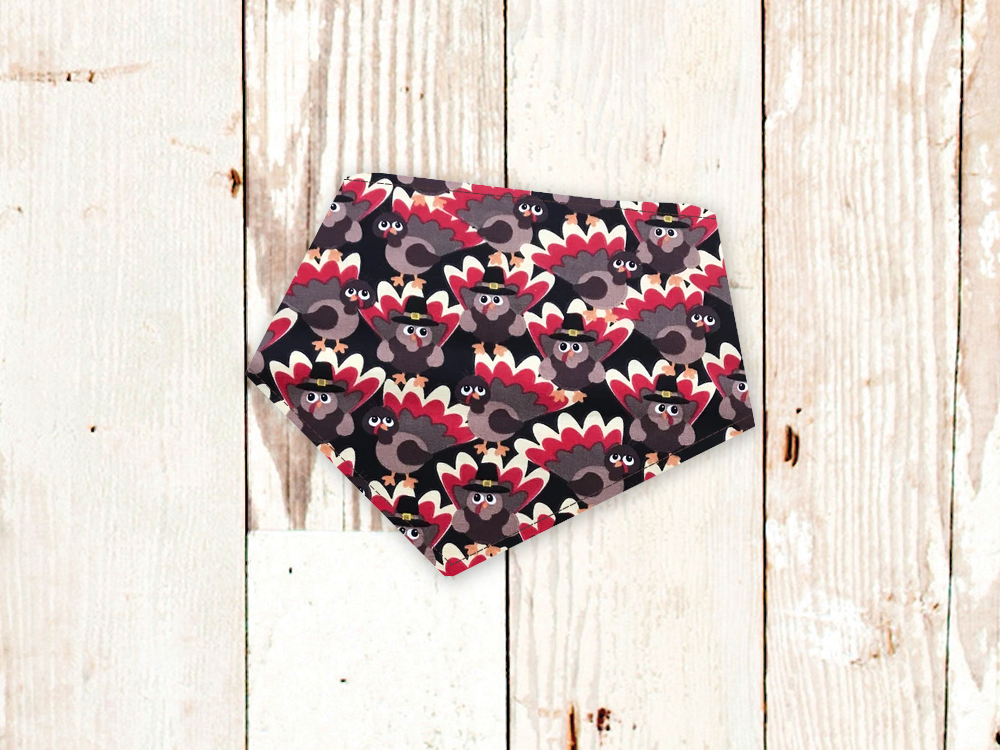 "Brown Turkeys" Dog Bandana
