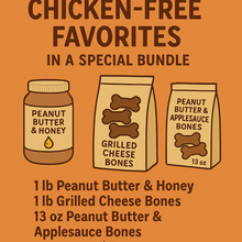Chicken-Free Crunchy Dog Treat Lovers — 3-Pack Special