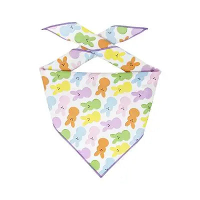 Colorful Peep Bunnies Dog Bandana Hunter K9