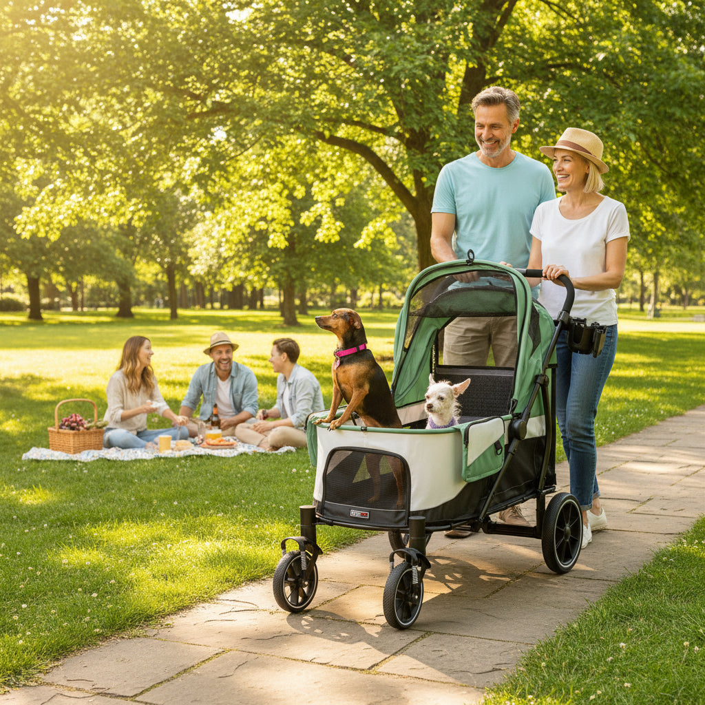 Powerhouse Pet Cruiser Stroller with Easy Access Ramp