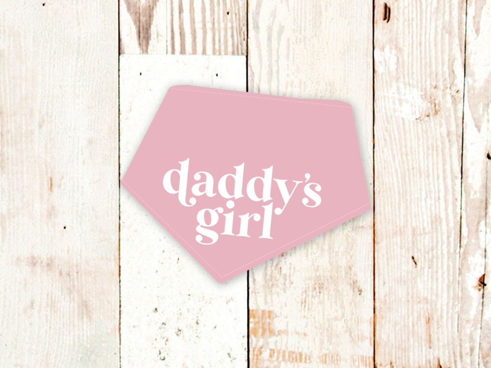 "Daddy's Girl" Dog Bandana
