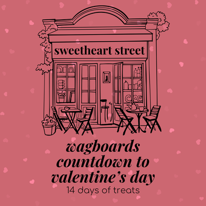 Countdown to Valentine's Day Dog Treat Calendar