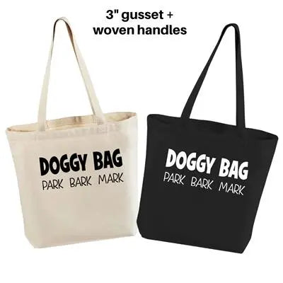 Doggy Bag 12 oz Canvas Tote Bark & Beyond