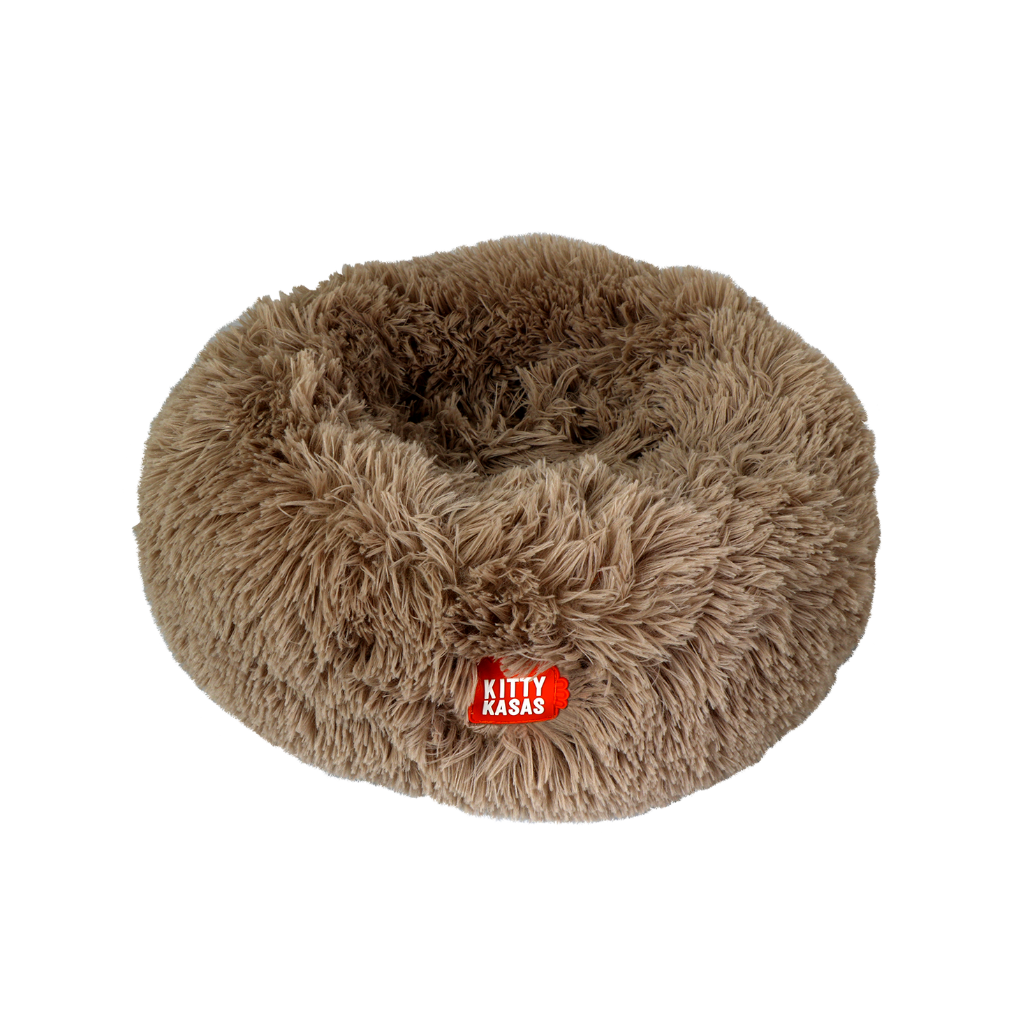 Kitty Kasa Plush Donut Cat Bed