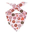 Donuts and Coffee Pink Dog Bandana The Social Dawg