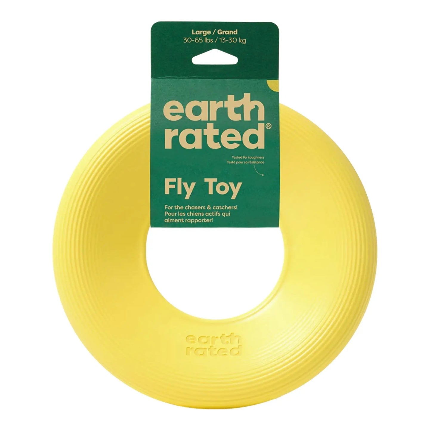 Earth Rated Dog Flyer Toy Yellow Large Earth Rated