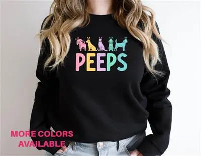 Easter Peeps Dog Lover Sweatshirt Hunter K9