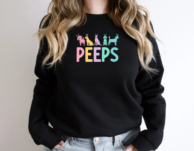 Easter Peeps Dog Lover Sweatshirt Hunter K9