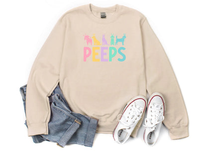 Easter Peeps Dog Lover Sweatshirt Hunter K9