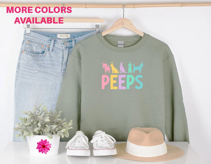 Easter Peeps Dog Lover Sweatshirt Hunter K9