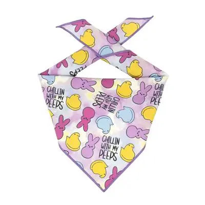 Easter Peeps, Bunny, Marshmallow Dog Bandana Hunter K9