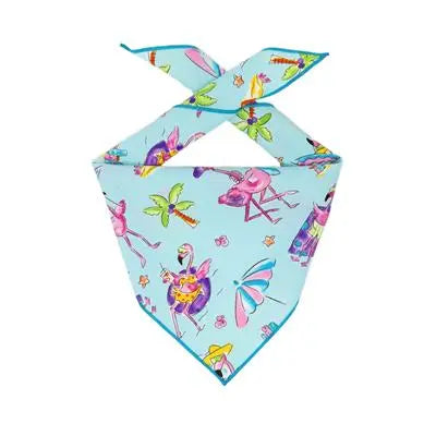 Flamingo Bandana | Nautical Bandana | Summer Bandana | Beach Dog Bandana - Bark & Beyond