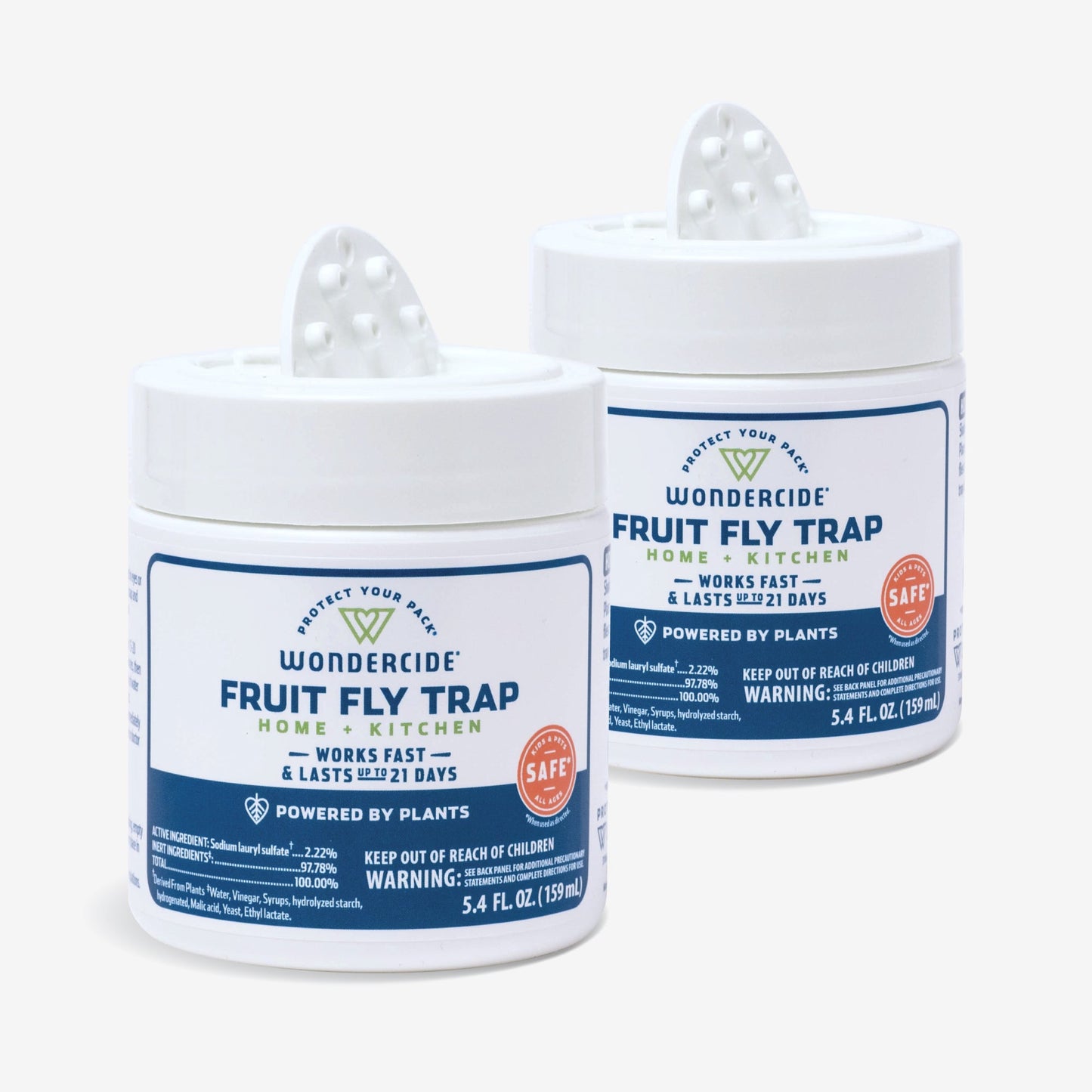 (2 Pack) Fruit Fly Trap for Home + Kitchen