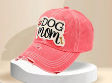 Dog Mom Paw & Bone Vintage Distressed Baseball Hat